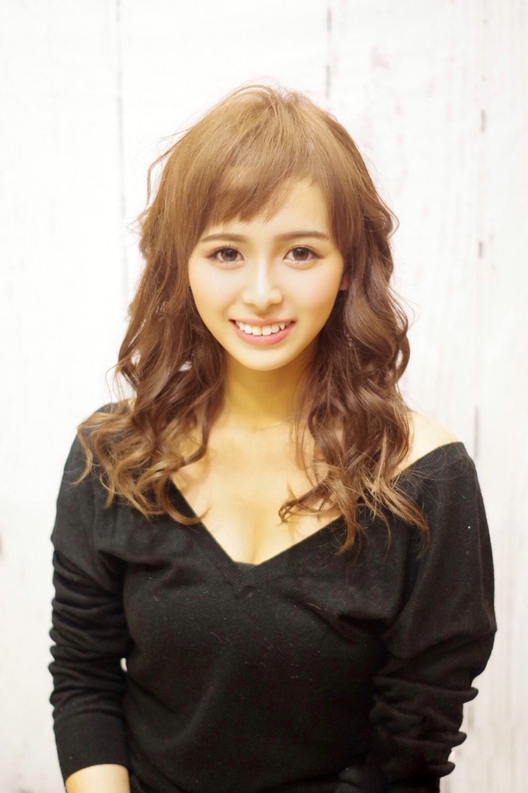 大人可愛いロブスタイル